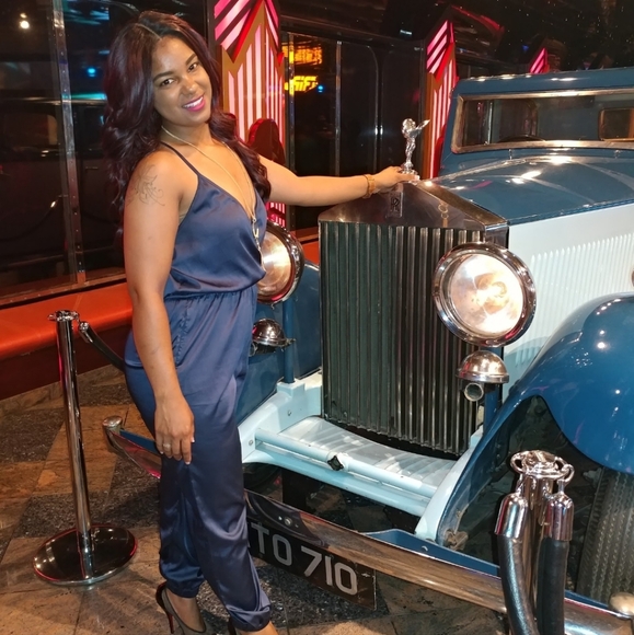 Silk Jumpsuit - Picture 2 of 3